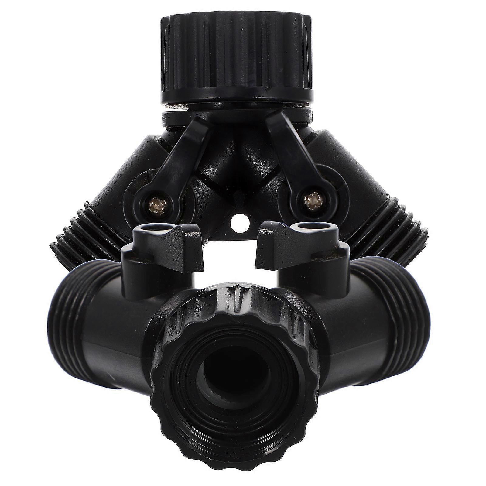 Garden Hose Connectors Irrigation Practical Wear Resistance Y Type Hose Adapter 2Pcs
