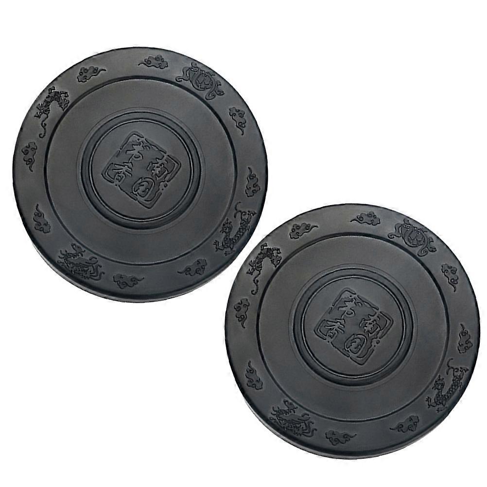 Durable Painting Inkstone Calligraphy Accessory for 4Pcs Use