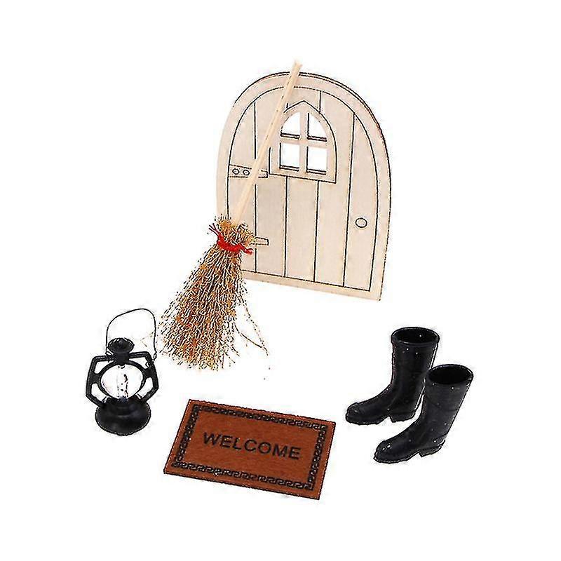 1set Mini House Ornaments 2025