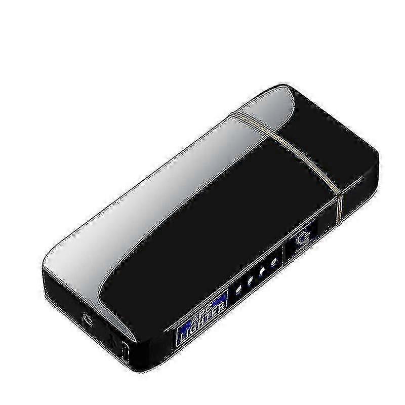 2024 Latest Metallic USB Windproof Lighter, Jet Torch Twin Plasma Arc Lighter, Gas Electric Butane Rechargeable Cigar & Pipe Lighter 2025