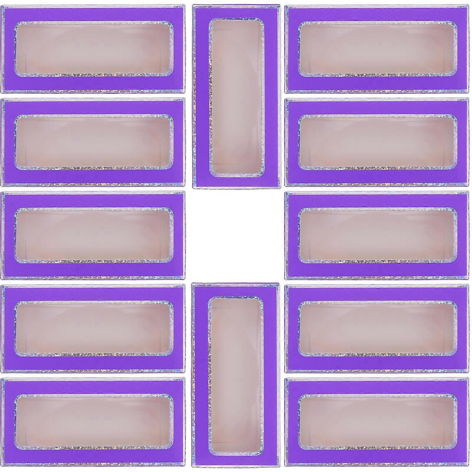 Empty Nail Display Packing Box for Storage Nails Packaging Box 24Pcs