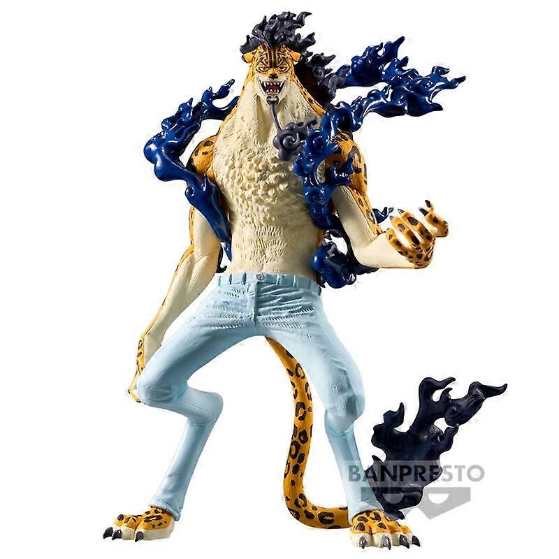 Rob Lucci One Piece-figur, 19 cm samleobjekt