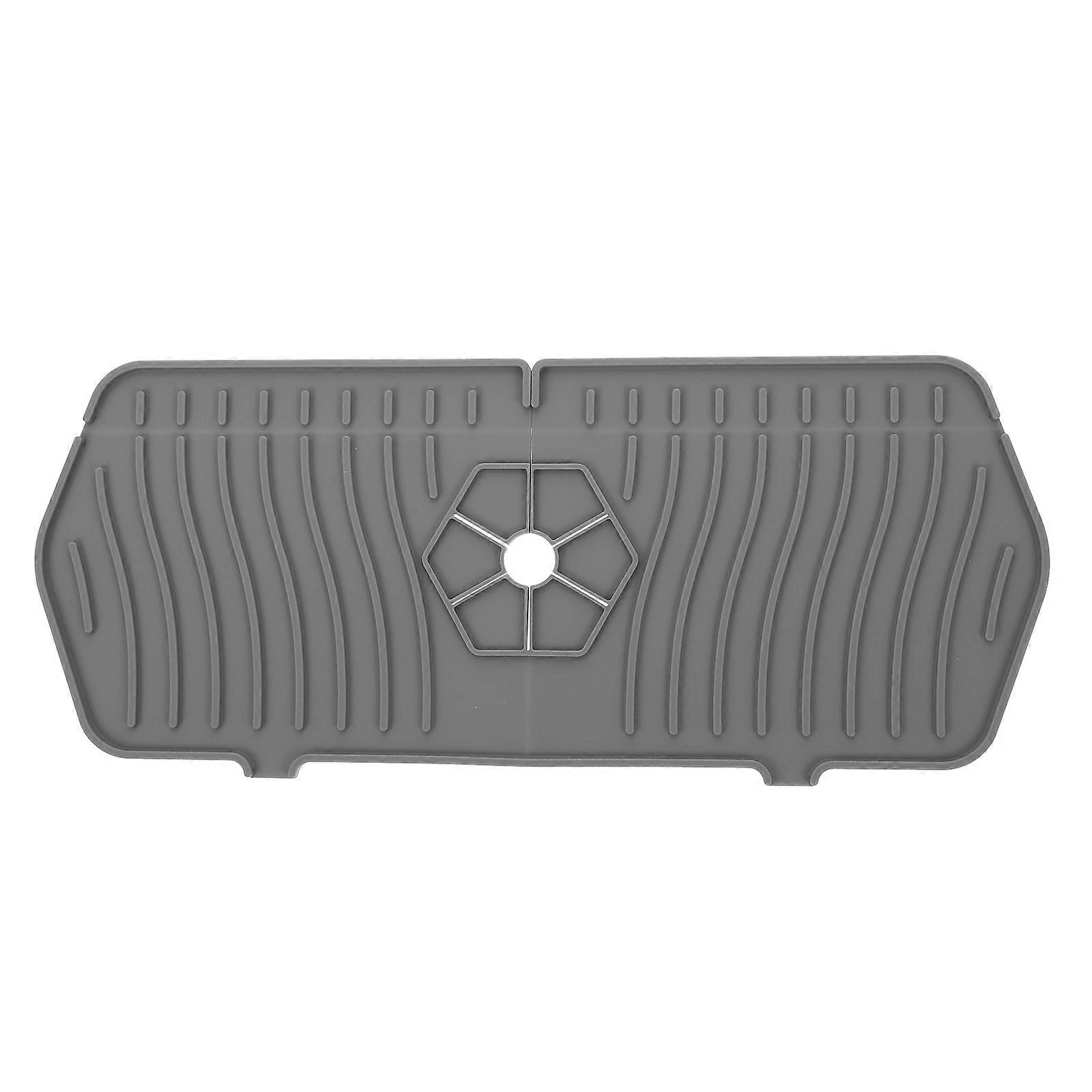 Kitchen Faucet Mat Silicone Mat for Kitchen 3Pcs Water Absorbent Pad