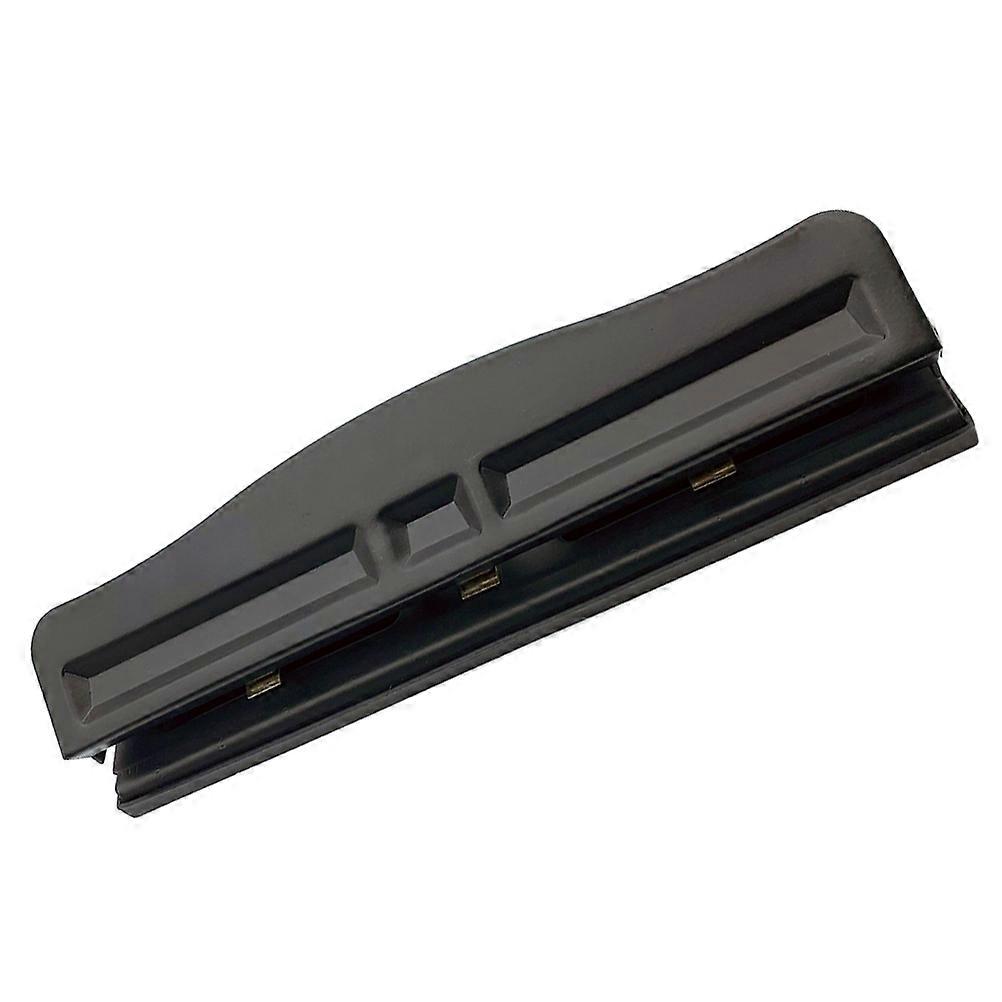 Manual Paper Hole Puncher For Office Supplies And DIY Tools In Black Color With 3-Hole Punching Function 1 Set
