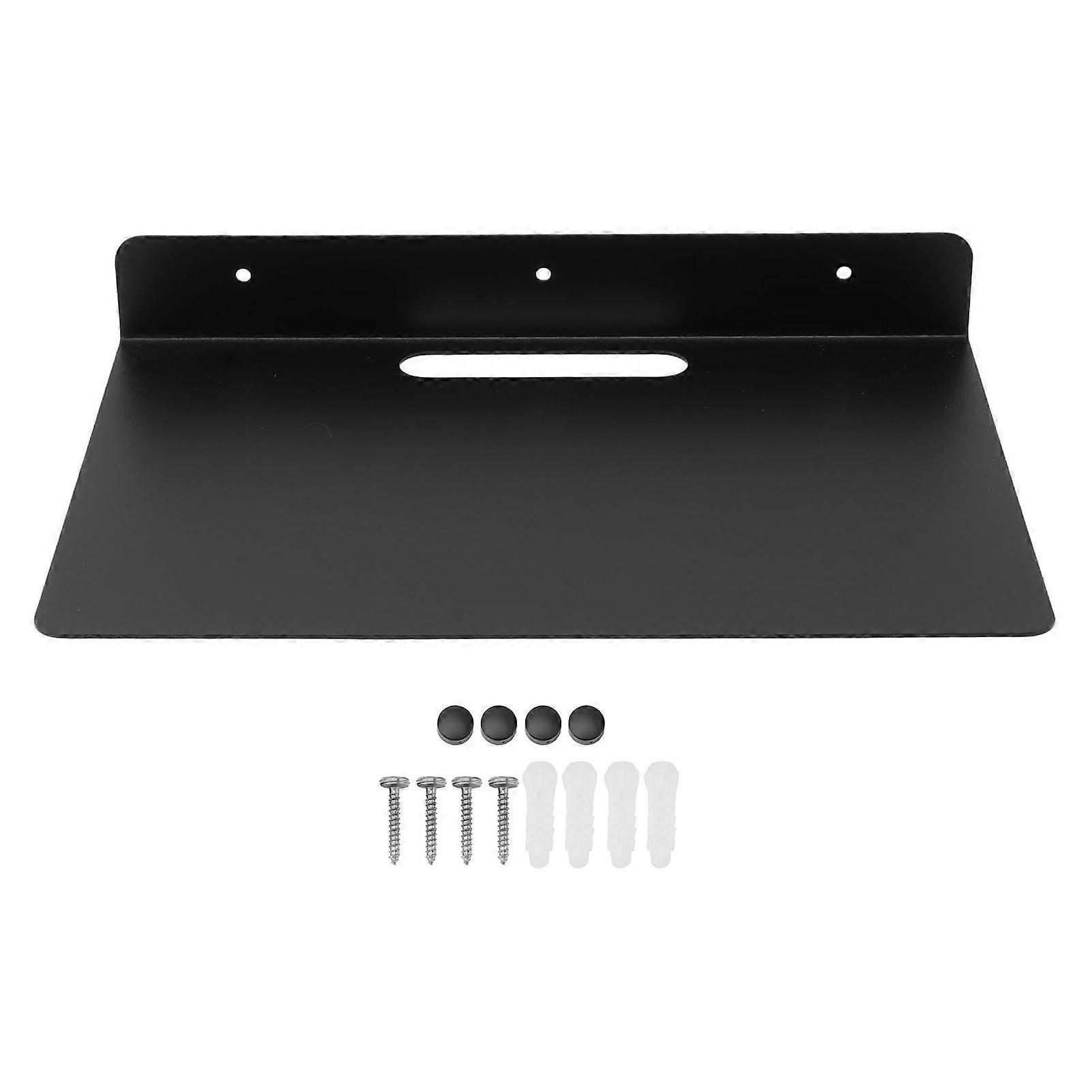 Floating AV Shelf Thickened Rust Proof Metal Wall Mounted Rack for Projector Set Top Box Router Camera