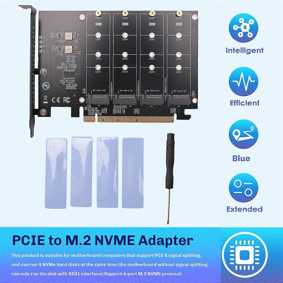 PCIE to M.2 NVME Adapter NVMe M.2 PCI Adapter