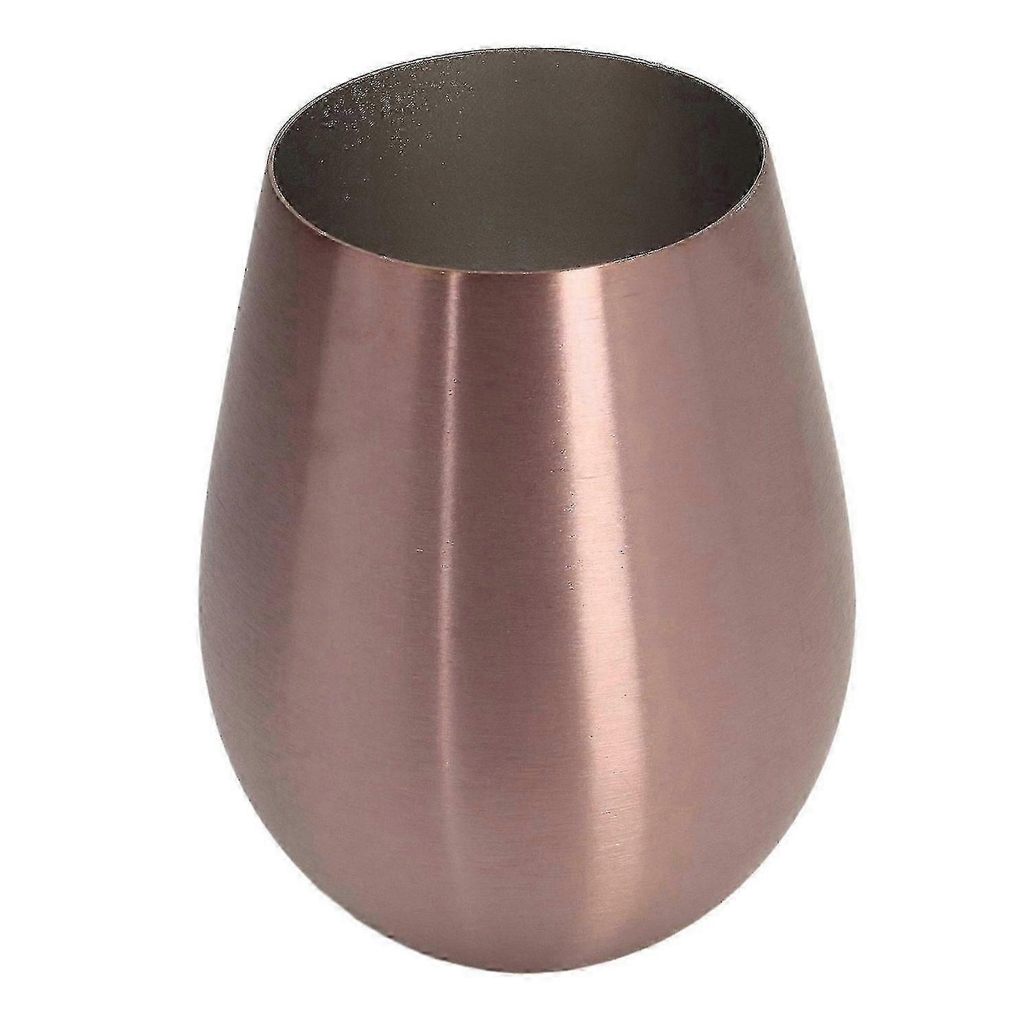 500ml Rose Gold Stainless Steel Beer Mug, Rustproof Single Layer for Pub and Home Dining Use