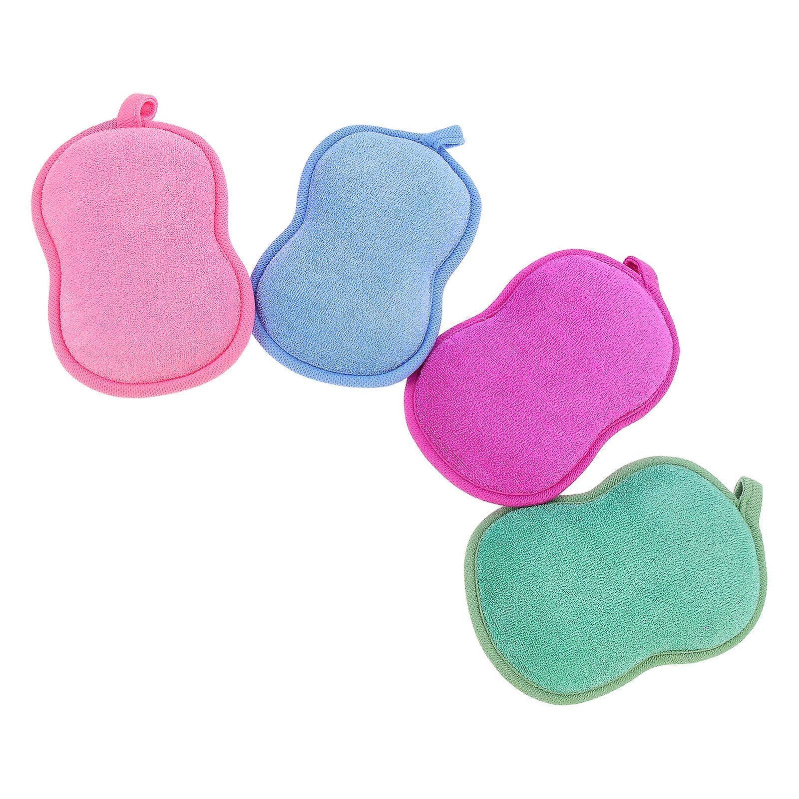 Bath Cleaning Sponge for Child Adorable Shower Sponge 16Pcs Set