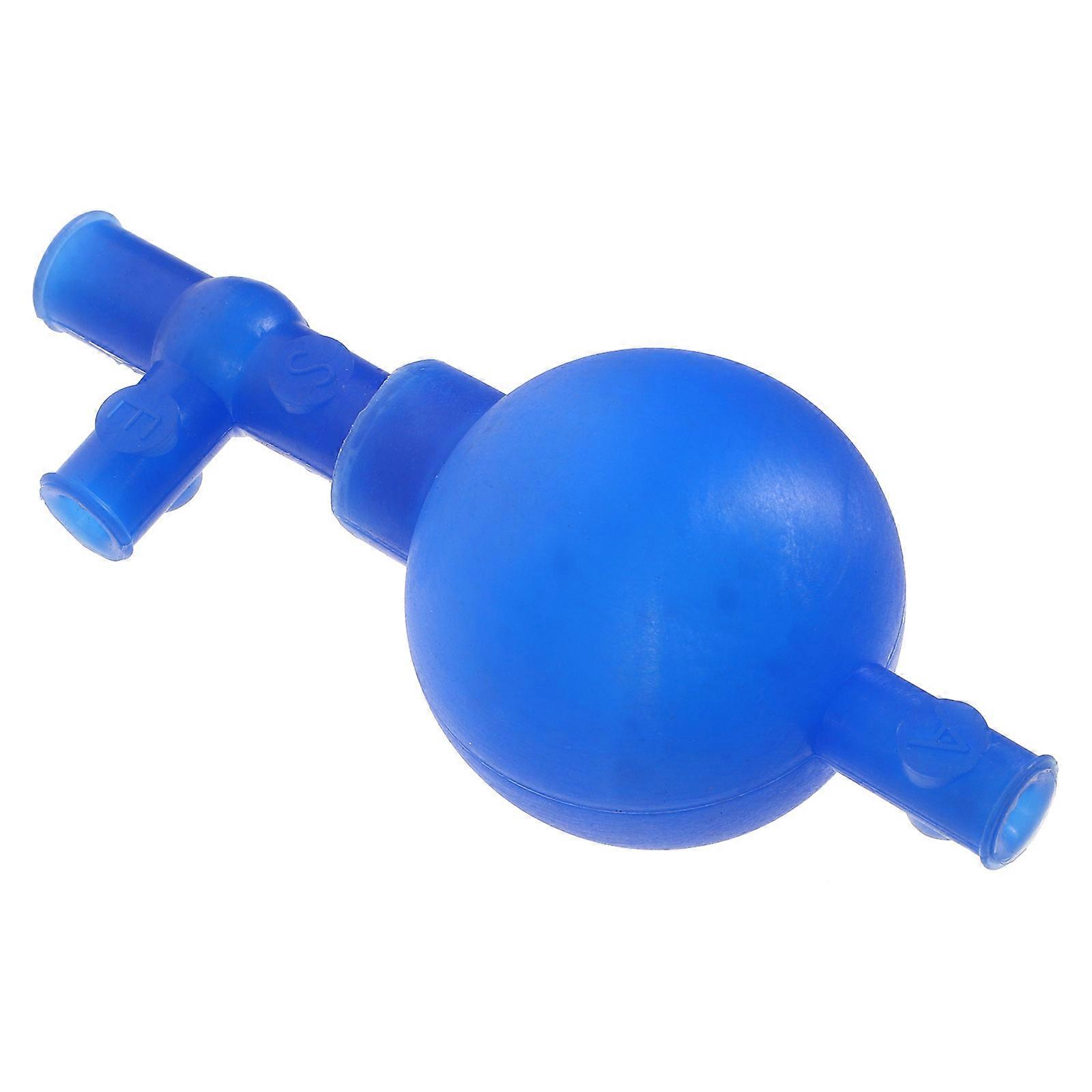 Blue Pipette Filler Bulb for Laboratory Use 3Pcs Quantitative Suction Bulb
