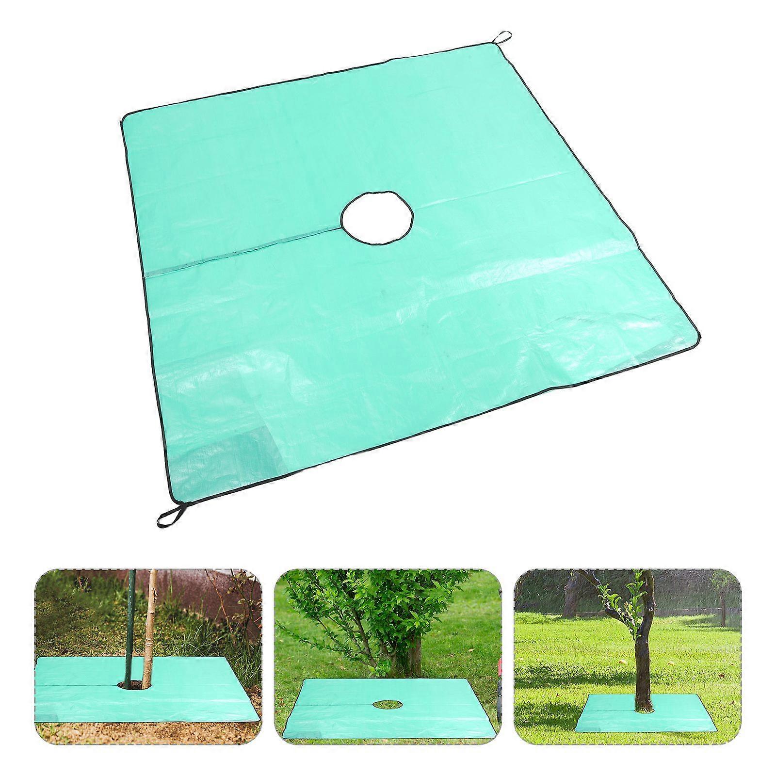 حديقة شجرة تقليم قماش القنب للماء ساحة قماش القنب مع ثقب مركزي 30 سم لتقليم الأشجار أعمال الحديقة وجمع الأوراق قماش القنب المناظر الطبيعية الثقيلة (200x2