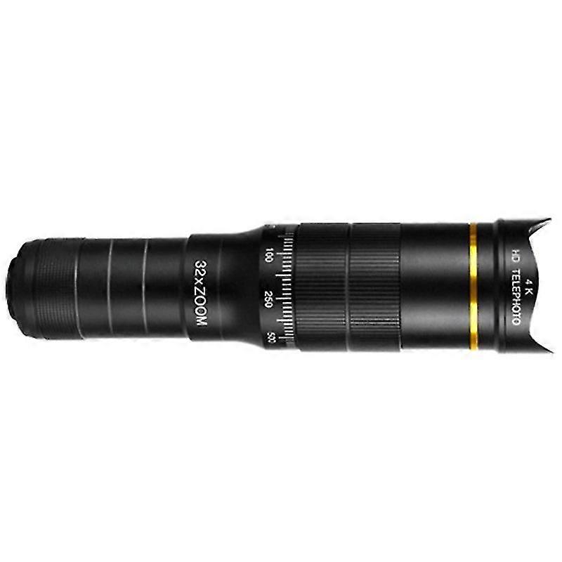 32X Phone Camera Lens Telescope Zoom Macro Lens Fisheye Wide Angle Lente For Iphone Samsung Smartphone