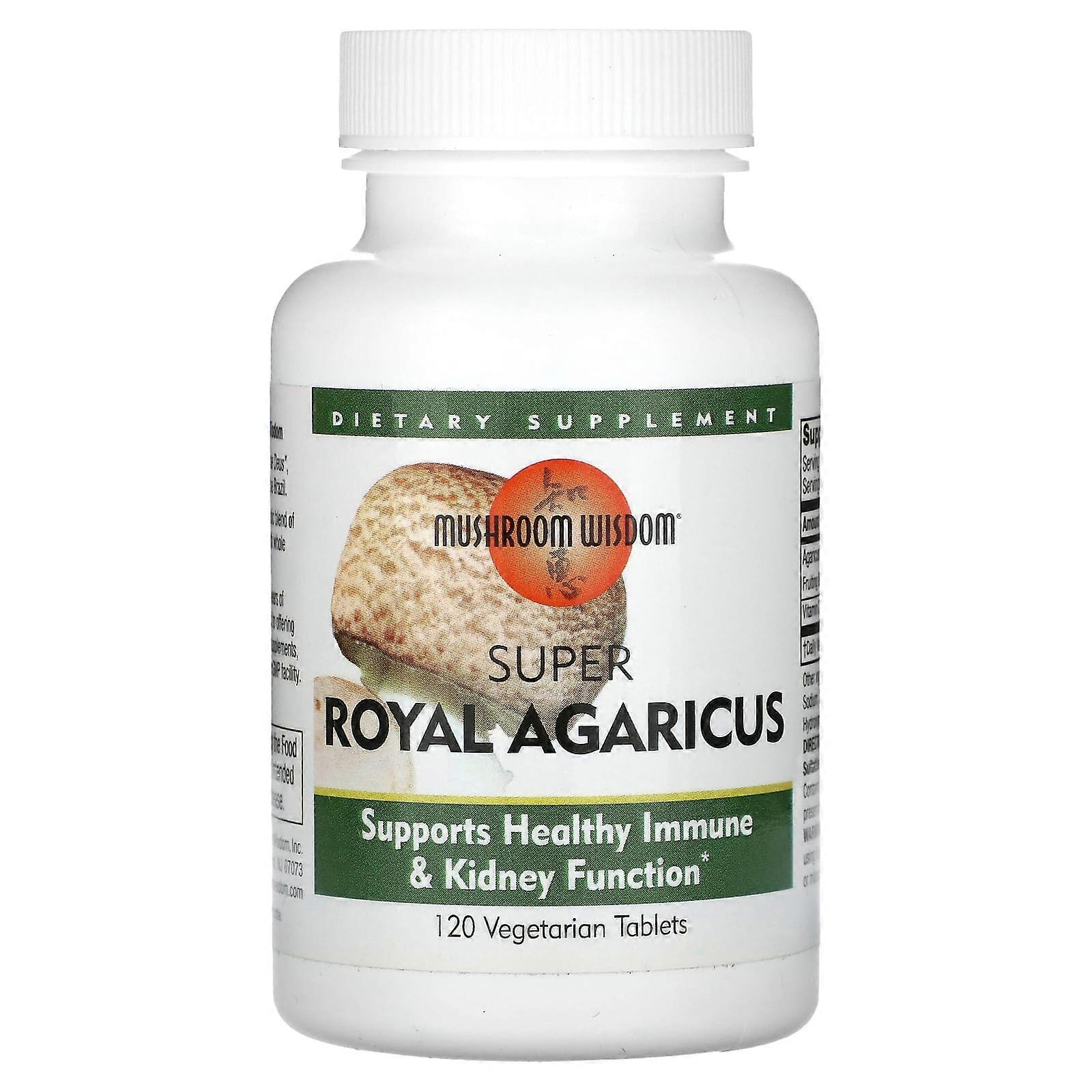 Super Royal Agaricus, 120 Vegetarian Tablets
