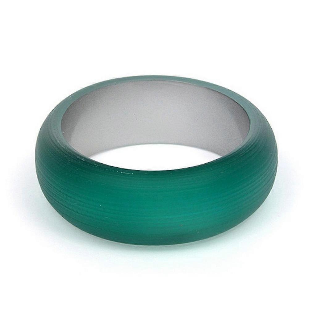Bangle Bracelets - Lucite - Teal Color - BR-81228EM