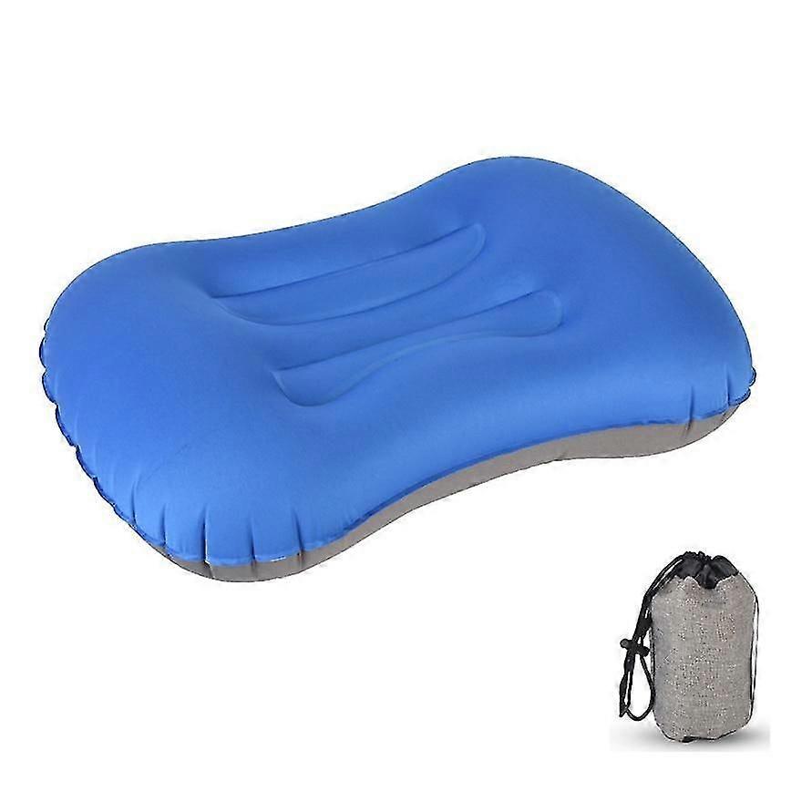 Inflatable Pillow Travel Pillow, Portable Lightweight Compact Pillow Cushion With Sack