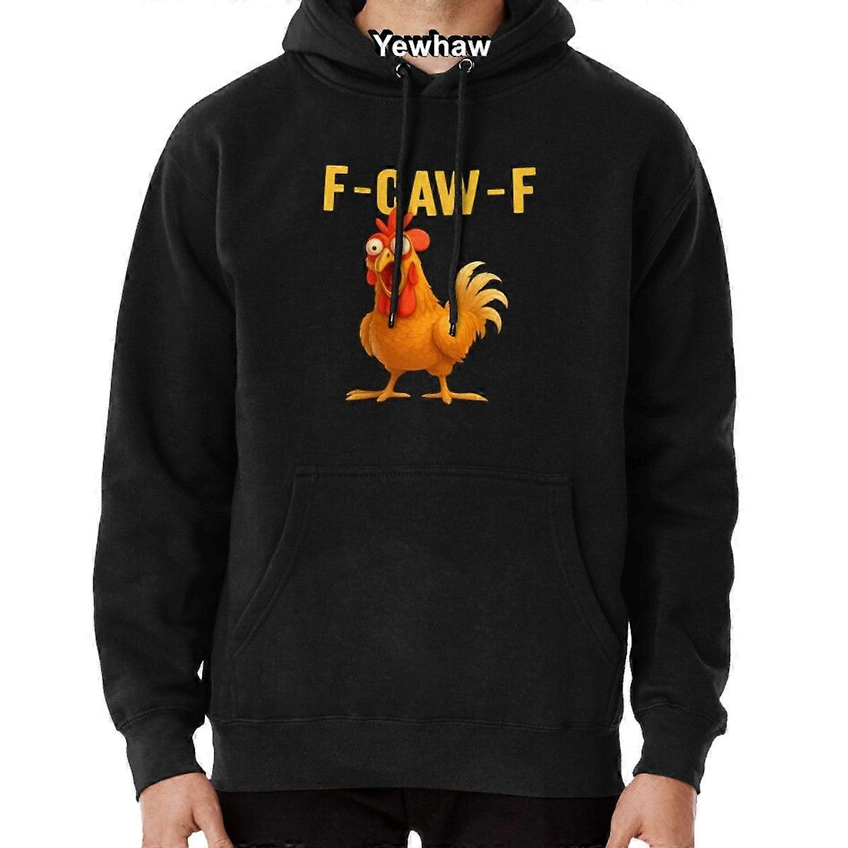 Sudadera con capucha de pollo F-caw-f