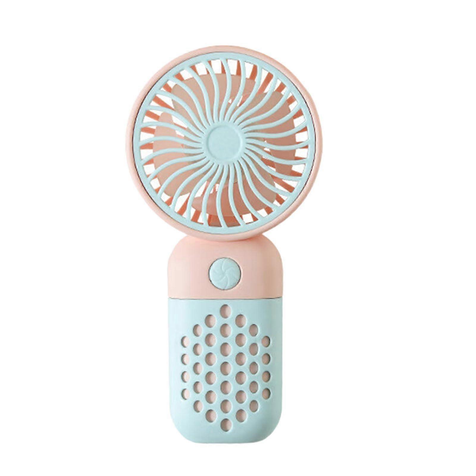 Rechargeable Pocket Sized Fan Silent Operation 360 Degree Rotatable Base Office Desk Bedroom Ergonomic Handheld Desk Fan
