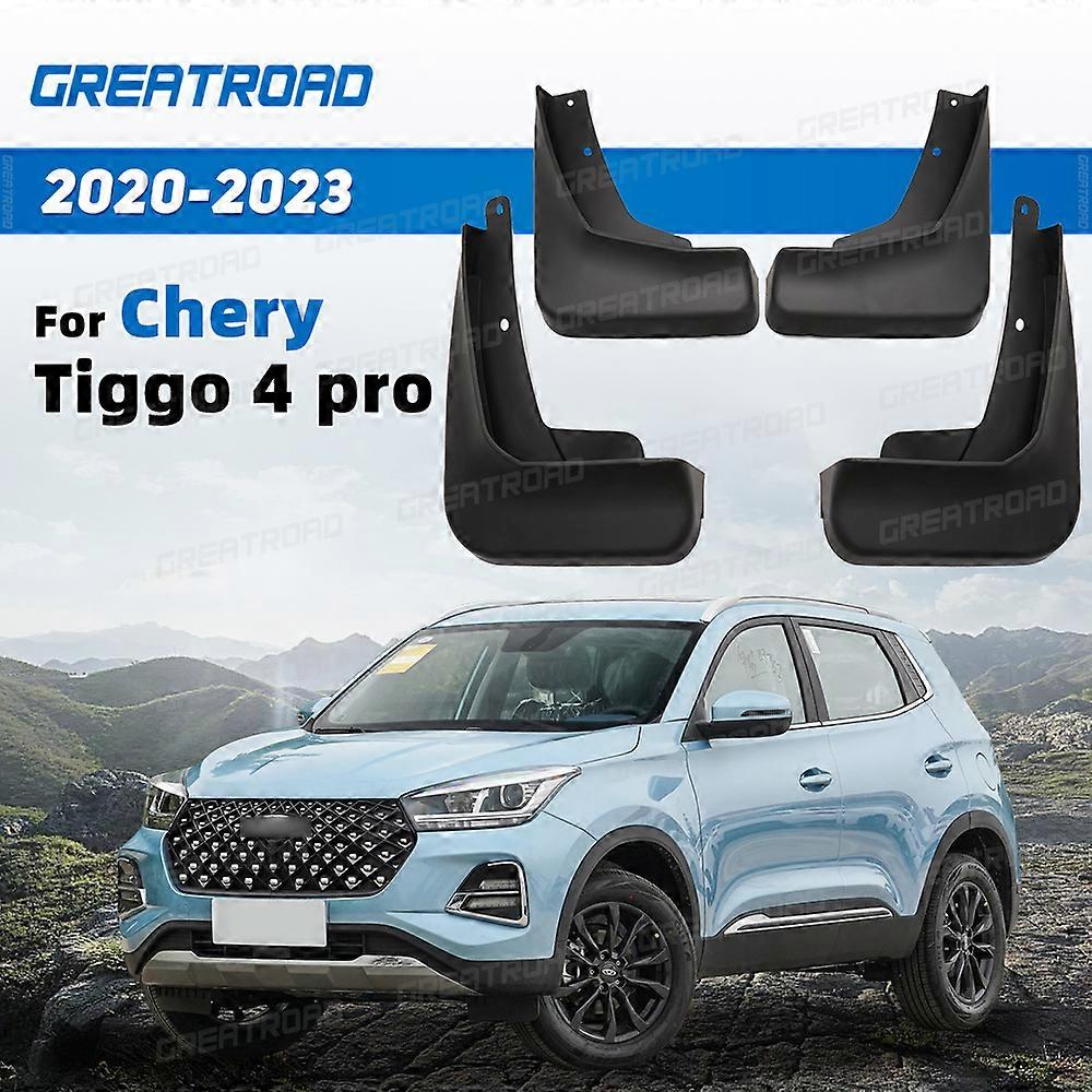 4Pcs Splash Guard Set For Chery Tiggo 4 pro 2020-2023 2021 2022 Car Mud Flaps Fender Guards Easy Install Auto Accessories