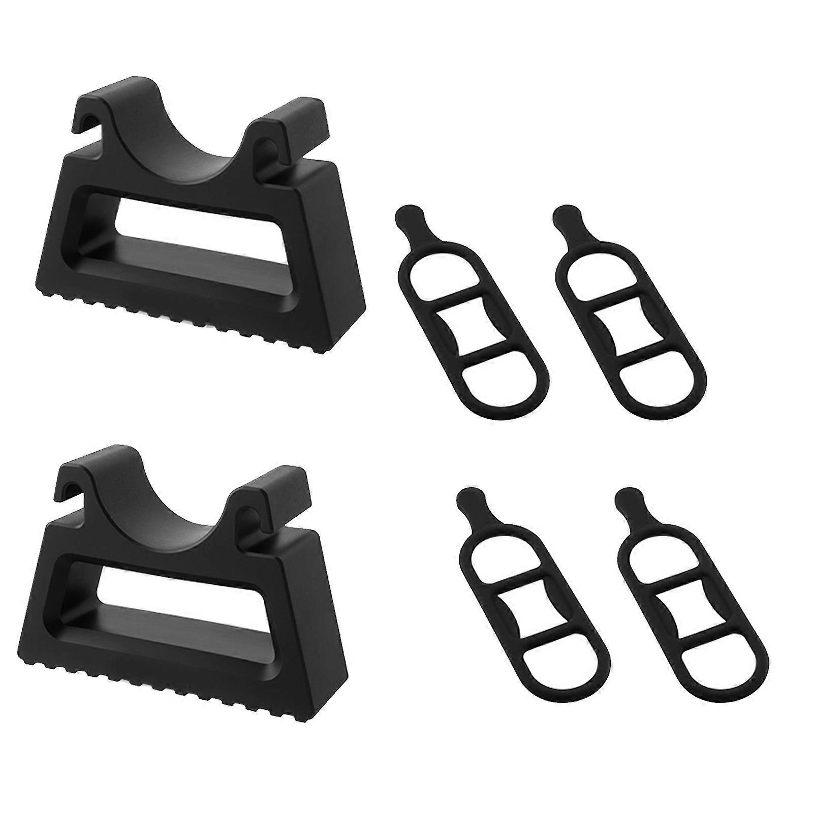 6pcs Bike Handlebars Stabilizers Durability Silicones Support Quickly Installation Universals for Mountain Bikes Multicolor