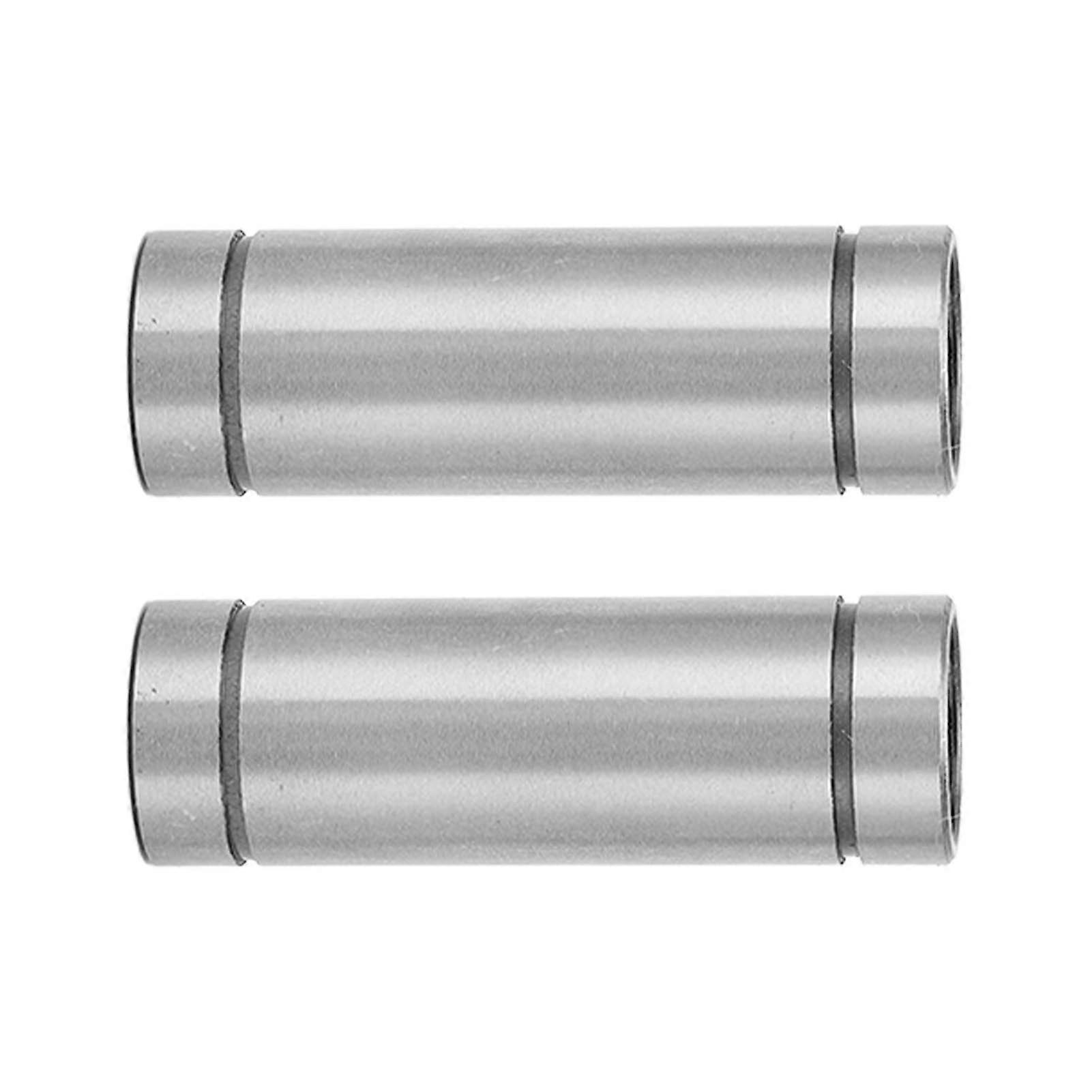 2PCS Cylinder Linear Motion Ball Bearing Nickel Plated Surface Linear Rail Guide Accessories for 3D Printer