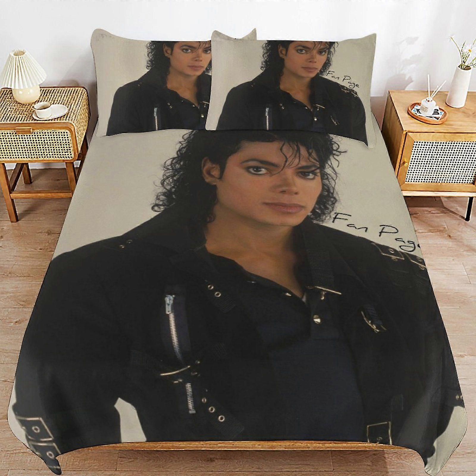 u183 Michael Joseph Jackson Super Soft Bedding Quality Stitch Lightweight Zipper Feature Duvet Cover Sets for Sleeping n183