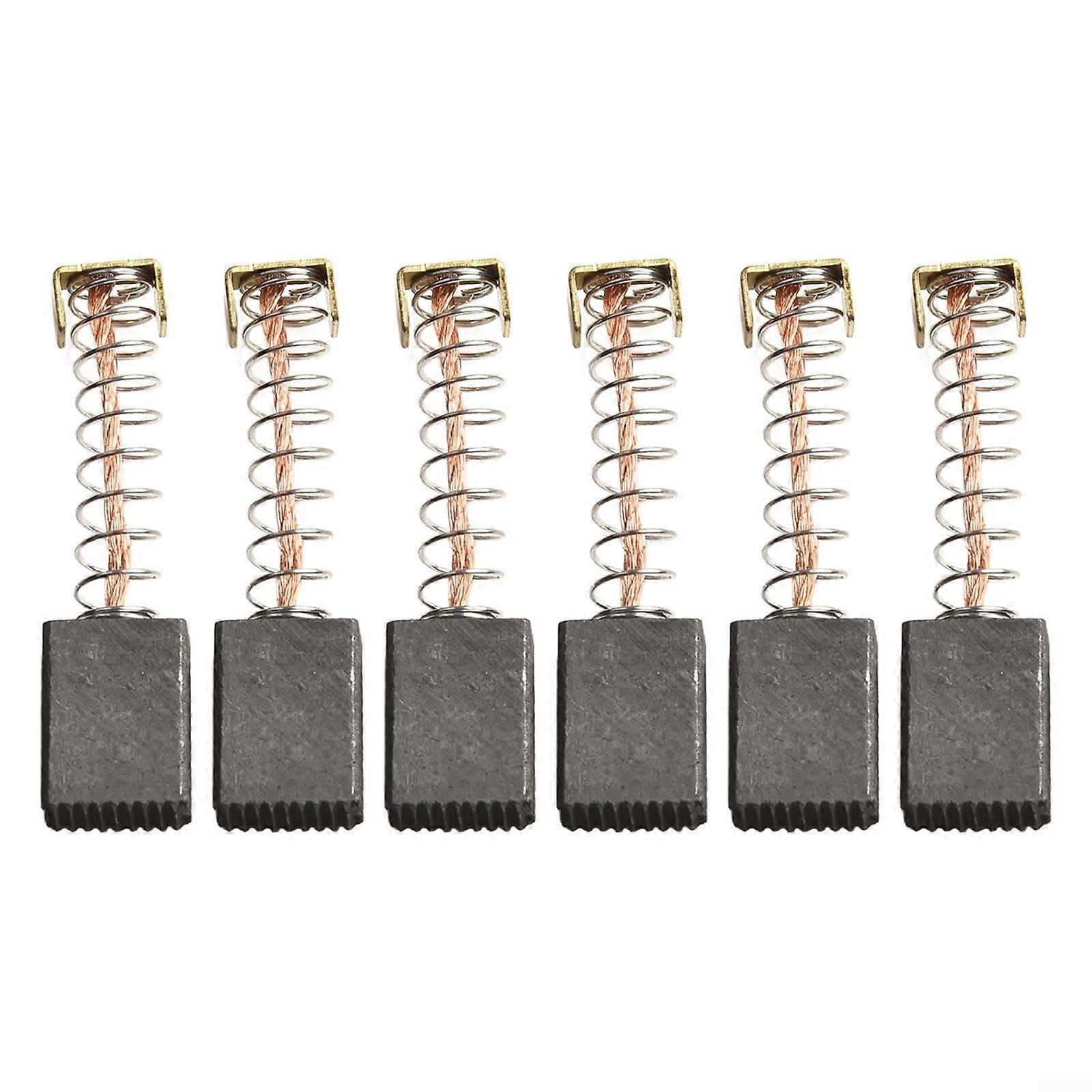 6x10x14mm Carbon Brushes, 6 Pack Replacement Motor Brushes, Stable Performance
