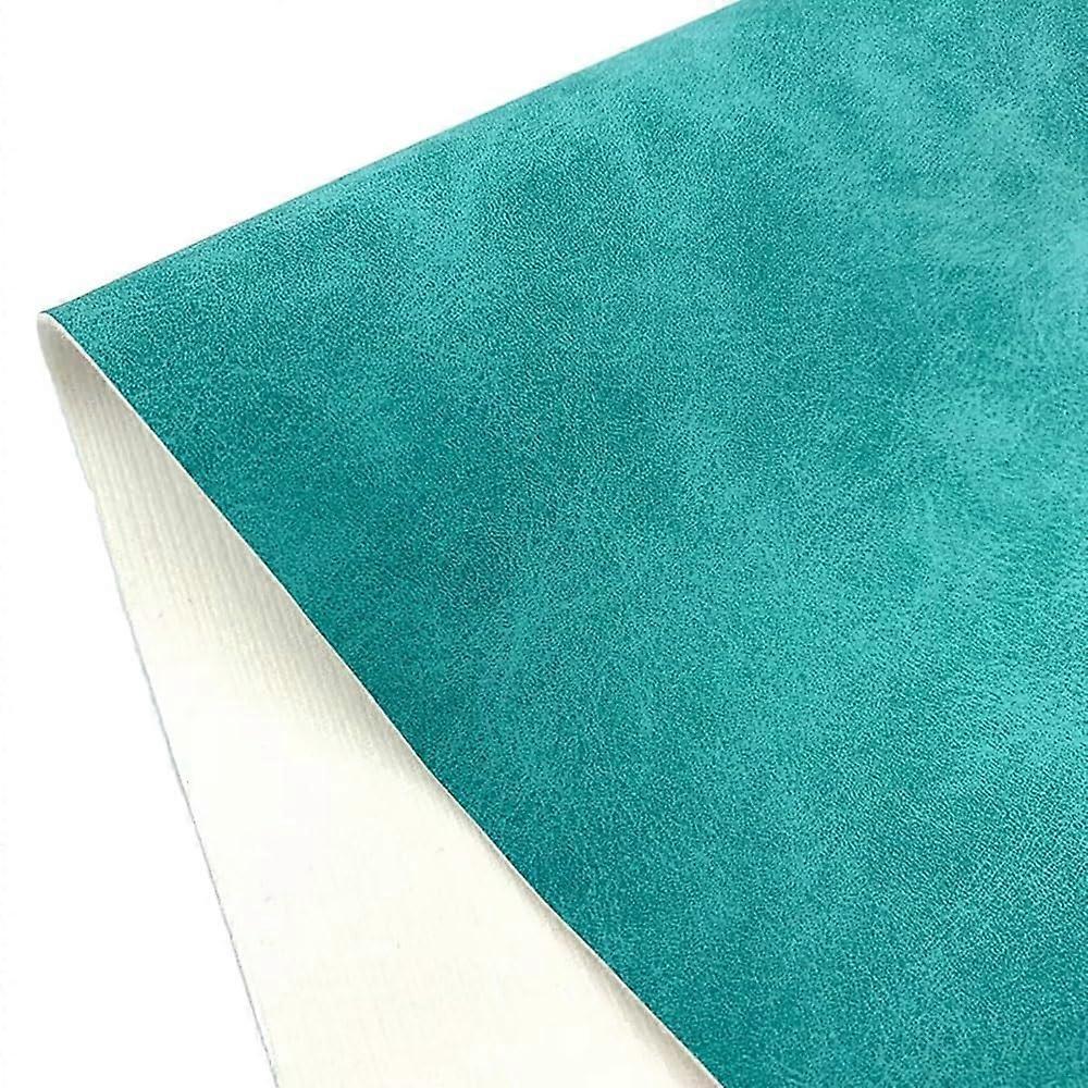 Faux Suede Frosted PU Fabric Roll  Waterproof 0.8mm, Sky Blue 20x30cm, Clear Texture, Soft Felt Backing For Sofa Garment DIY