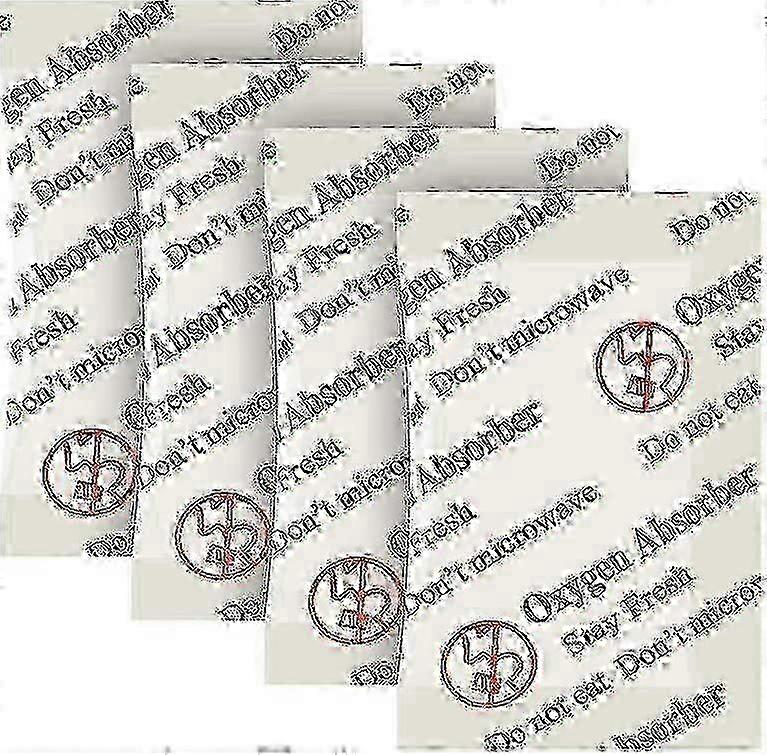 200cc(100-pack) Food Grade Oxygen Absorbers Packets For Food Storage,oxygen Absorbers Storage Packets With Oxygen Indicator In Vacuum Bag And 3