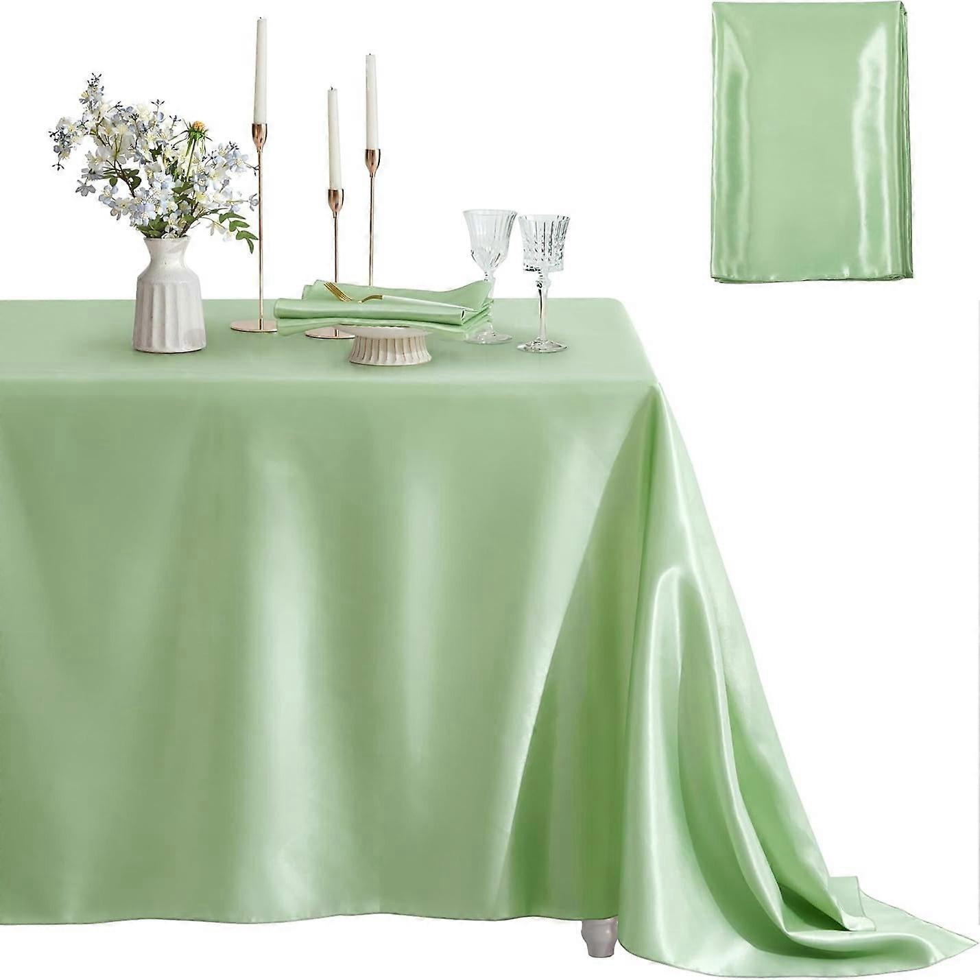 Tablecloth Satin Table Runner Polyester Poly Conference Party Christmas Birthday Hotel Wedding Celebration Decoration