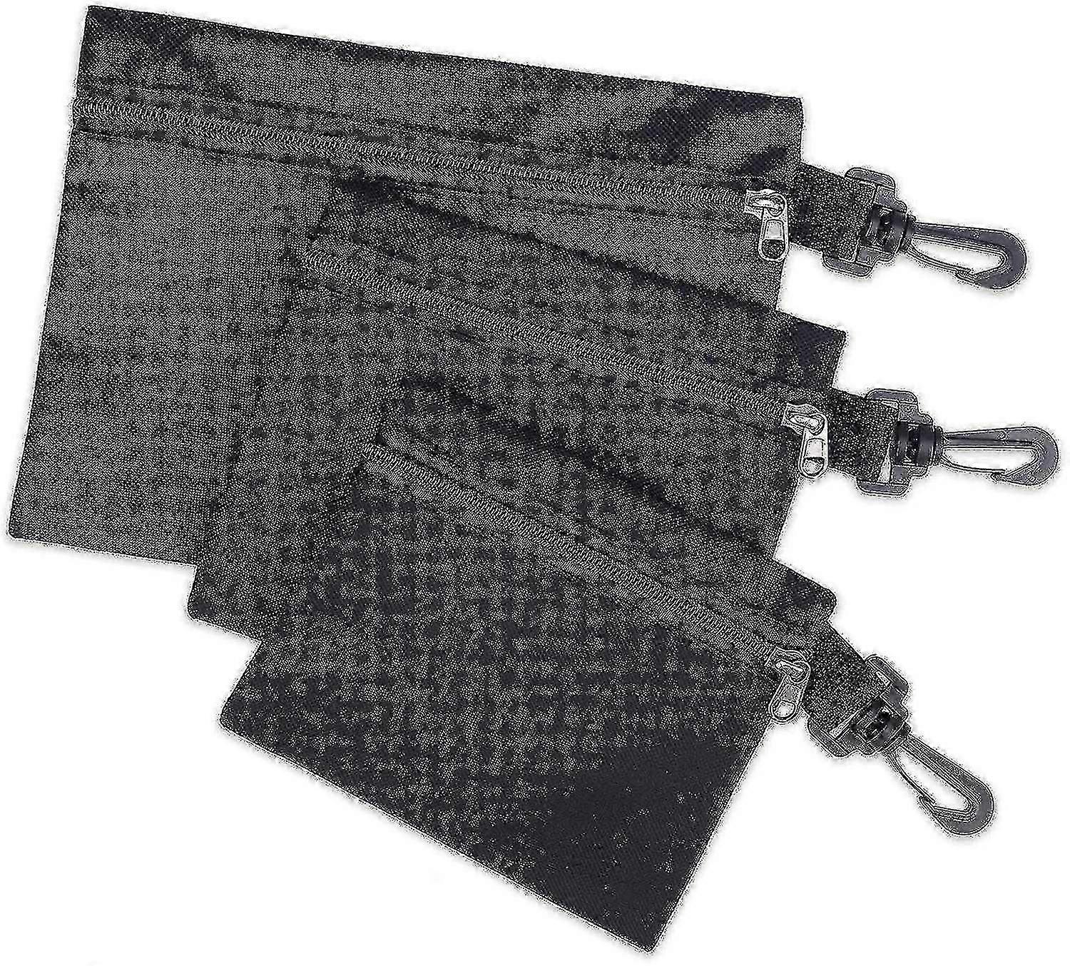 3pcs Small Storage Bags With Hooks