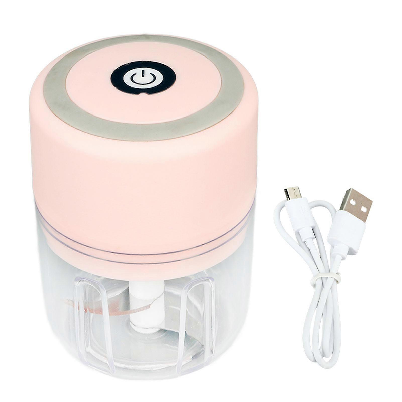 Electric Garlic Chopper 250ml Capacity Cordless Garlic Grinder Mincer for Chili Onion