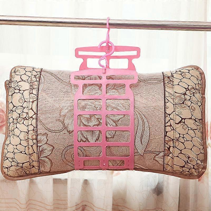 Pillow Drying Rack Hanger Plastic Multifunction Double Hook Large Load Bearing Plush Toys Drying