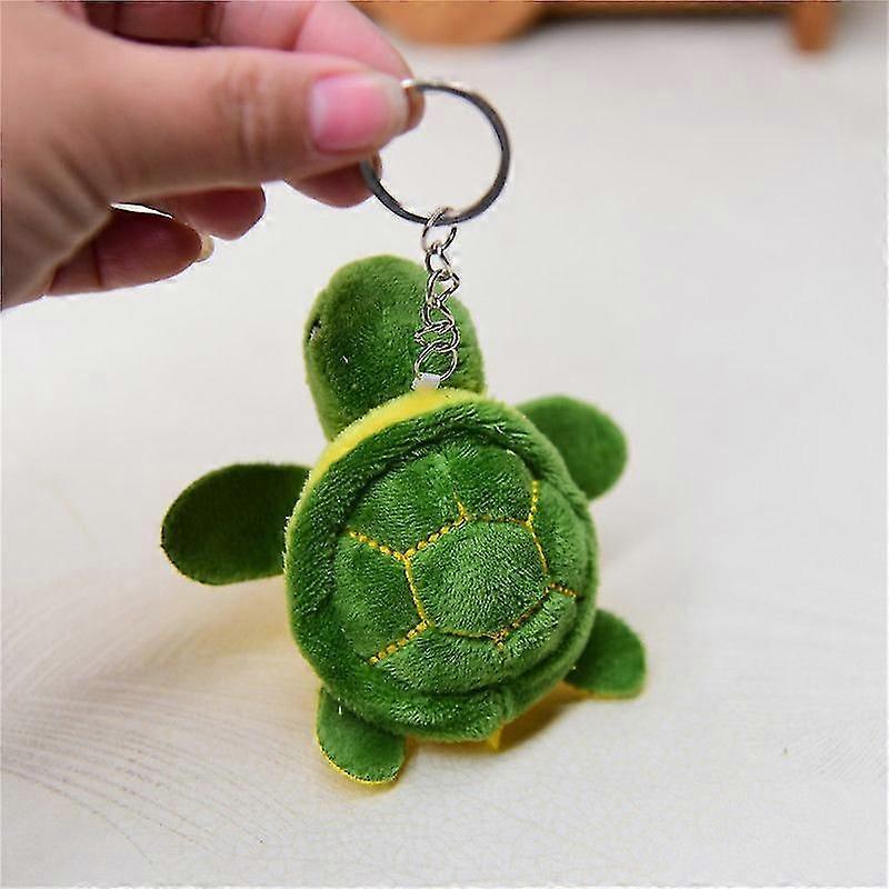 Mignon Mini Cartoon Turtle Soft Peluche Toy Pendentif Exquis Turtle Key Chain