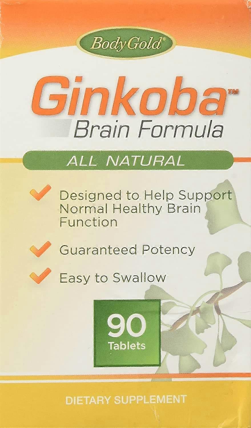 Ginkoba Brain Formula, All Natural, Tablets, 90 Ea
