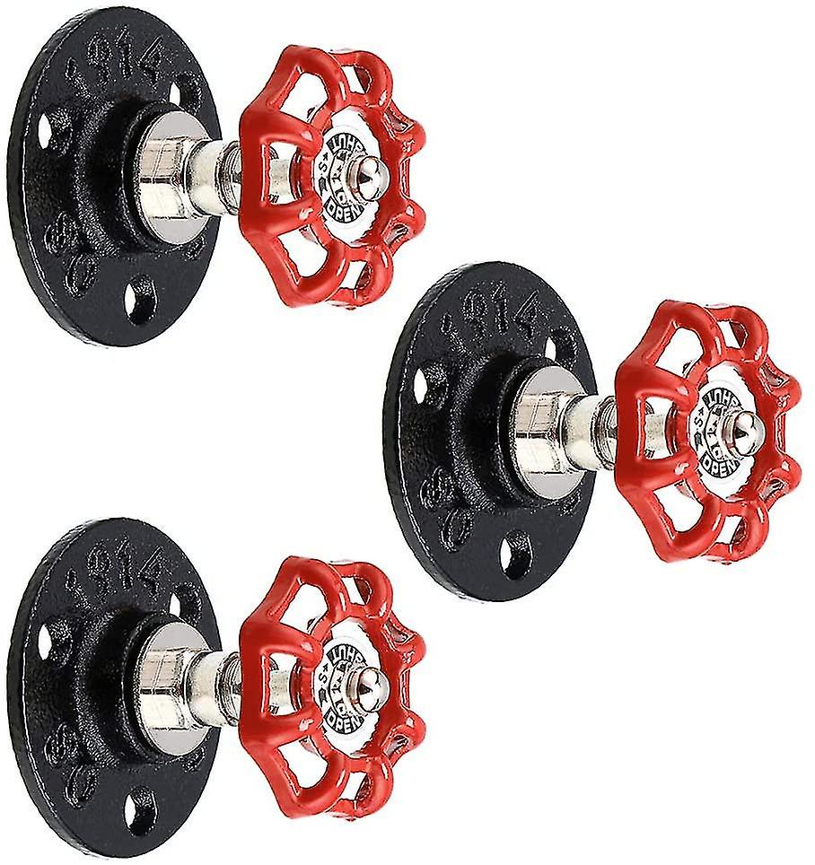 Retro Wall-mounted Water Pipe Hook 3 Pieces-home Decor