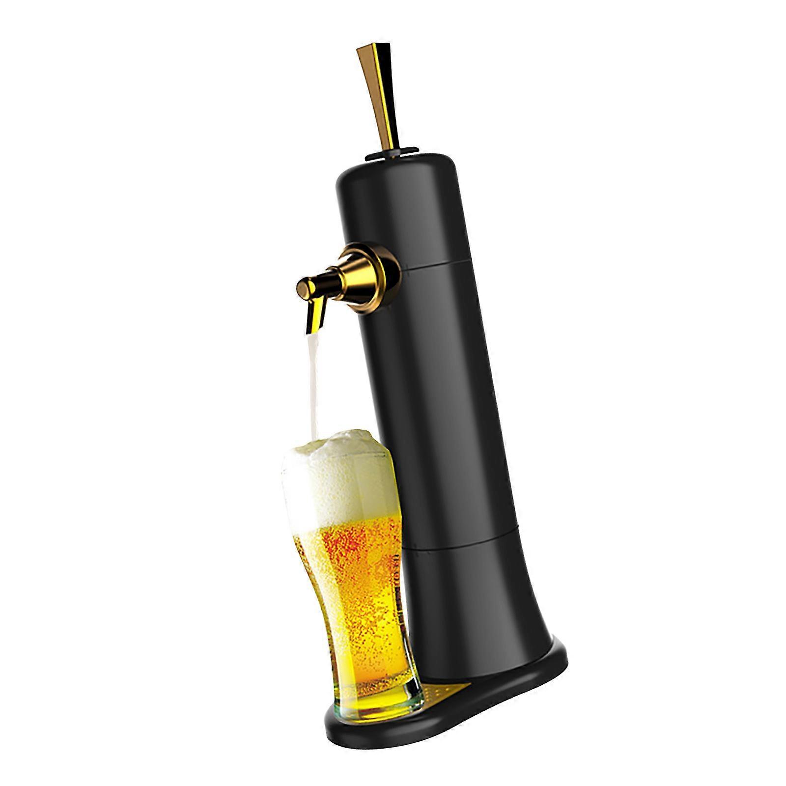 Small Countertop Beer Foam Generator with Touch Operation Small Beer Foam Maker Suitable for 330ml 500ml Containers Multicolor
