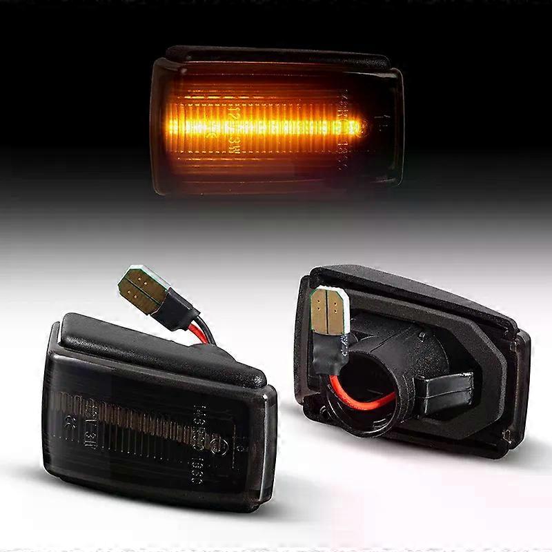 2Pcs For Volvo C70 V40 V70 S40 V90 S70 S90 LED Dynamic Side Marker Lights Car Turn Signal Blinker Lamps 850 240 740 940 960 260