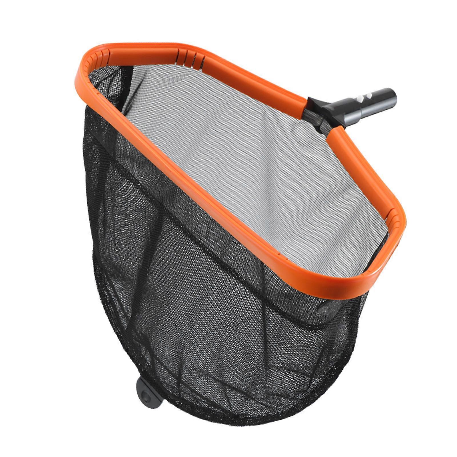 Aluminum Frame Pool Skimmer Net Easy Connection Pool Net Double Layer Meshes Net Efficient Pool Cleaning Tool Multicolor
