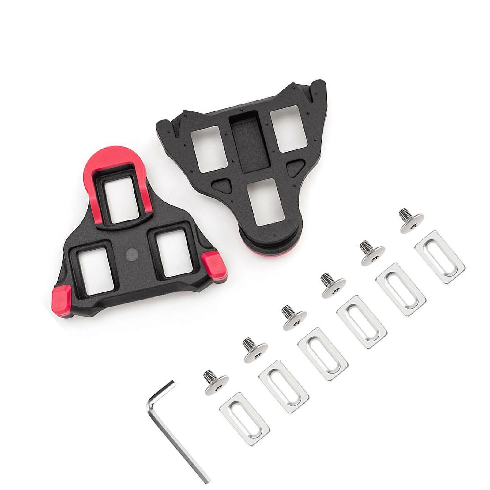 Cales de pédales de vélo de route, cale de rechange, rouge résistant