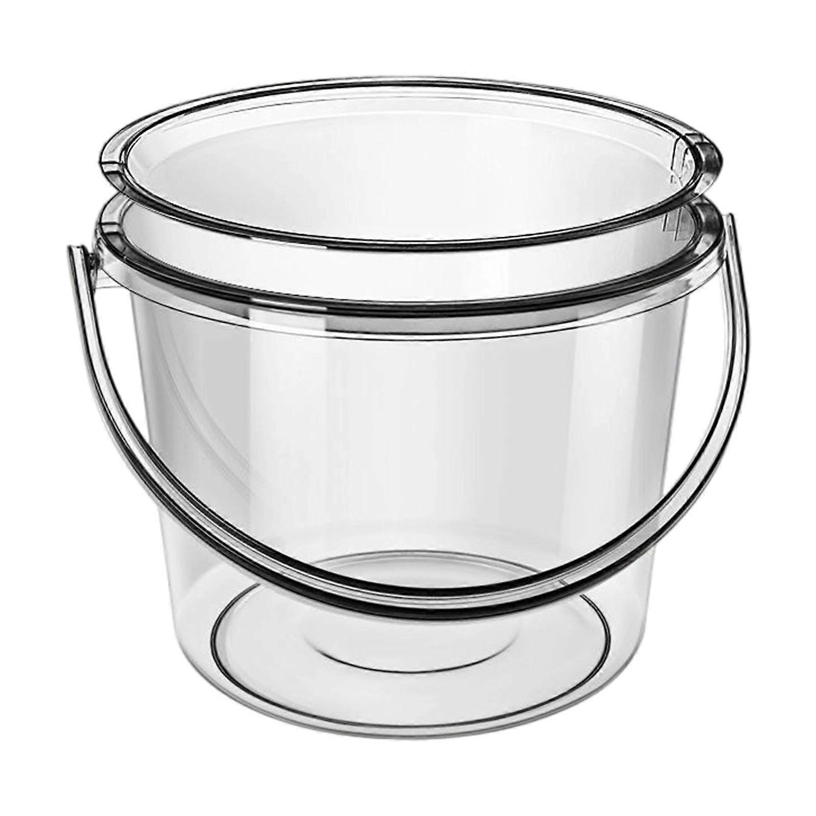 Transparent Bucket Portable and Space Saving for Camping Fishing Car Washing and Outdoor Use  High transparency