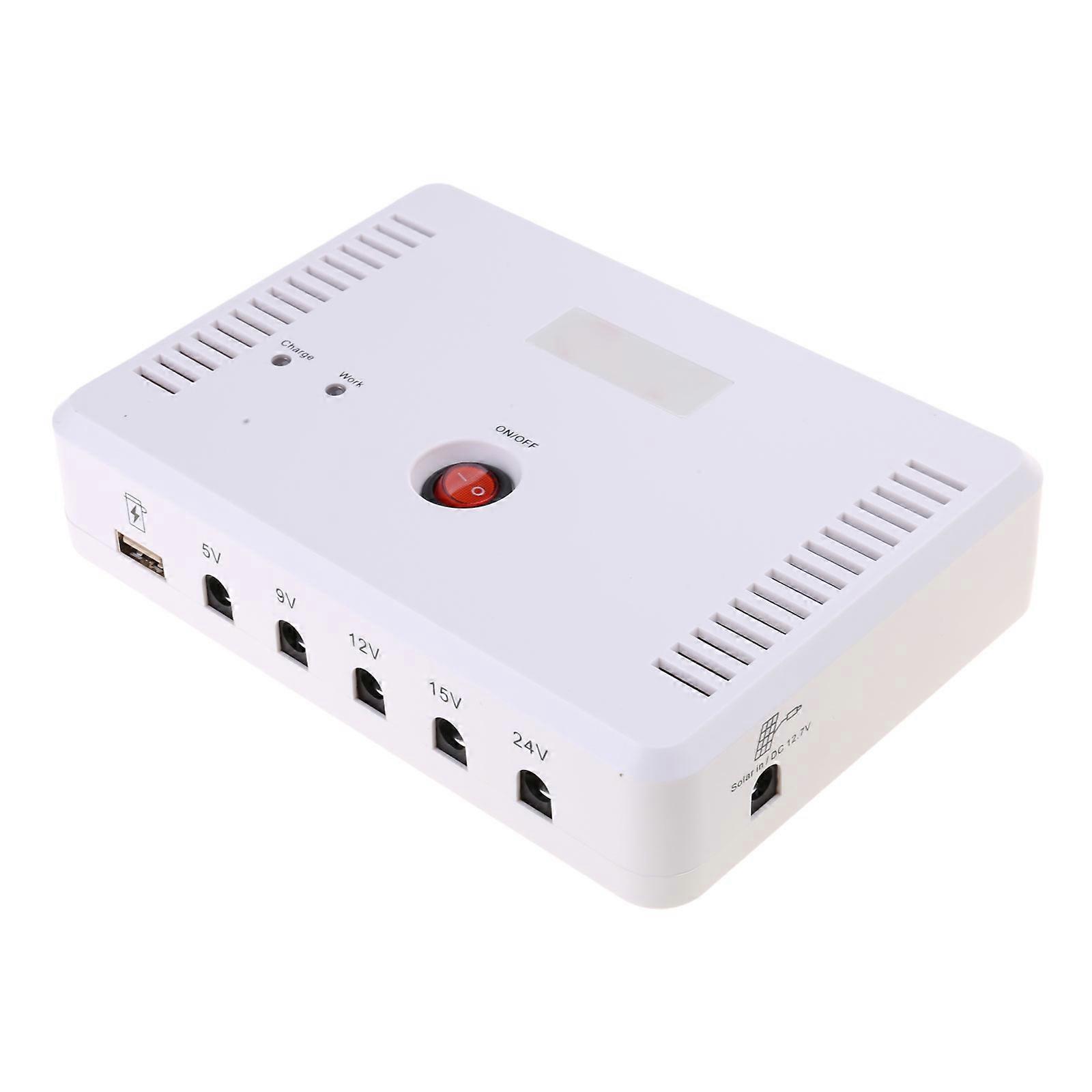 UPS 13200mAh Capacity Battery Backup for Uninterrupted Power to Routers Surveillances Camera & Access Control Multicolor