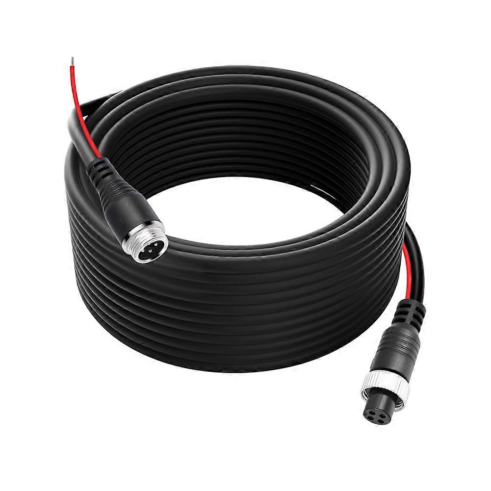4 Pin Car Camera Video Cable With reverse trigger line, 15m