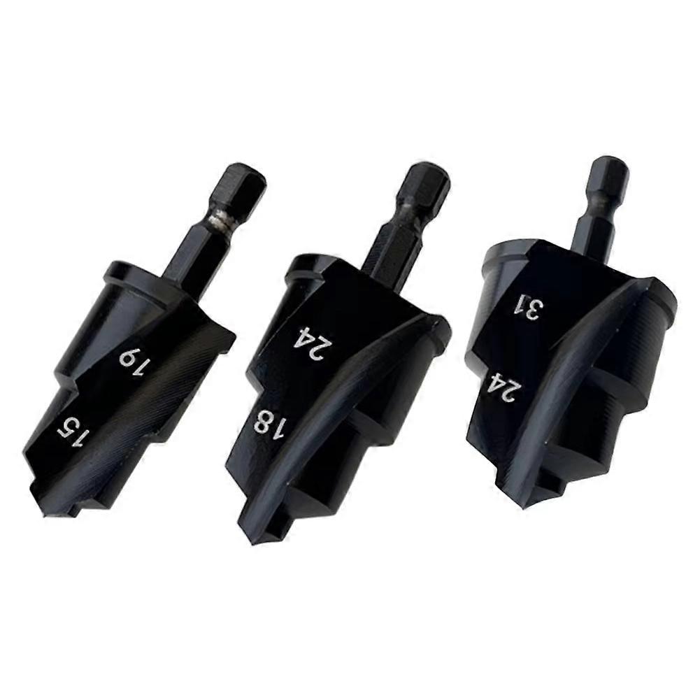3PC PPR Water Pipe Expansion Countersink Bit Plumbing Drilling Tool