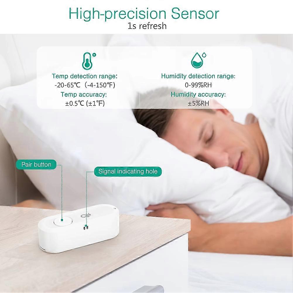  WIFI Tuya Smart Thermometer and Humidity Sensor Mobile APP Wireless Temperature and Humidity Sensor 2Pcs