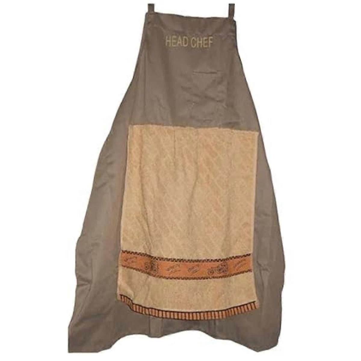 Novelty apron for men with hidden compartment