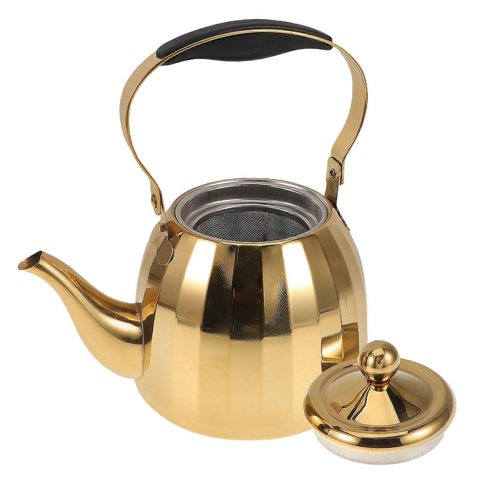 Simple Appearance Stainless Steel Tea Kettle Designed For Adults With Efficient Heating And 1Pack Capacity