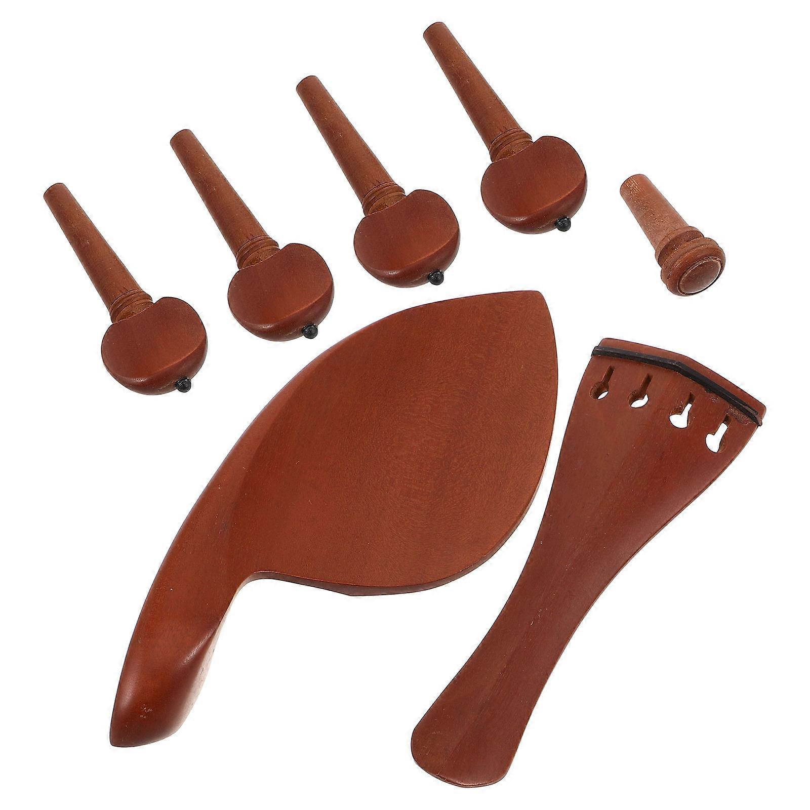 Violin Neck Support Chinrest Violin Tuning Pegs Accessories Kit