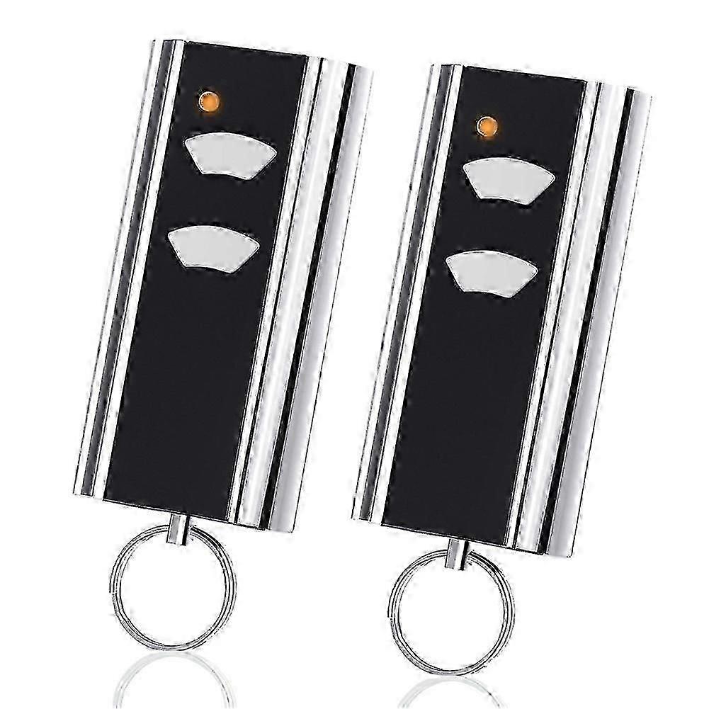 Set of 2 Garage Door Remote Controls for RCU 433-2K, 433.92 MHz Transmitters