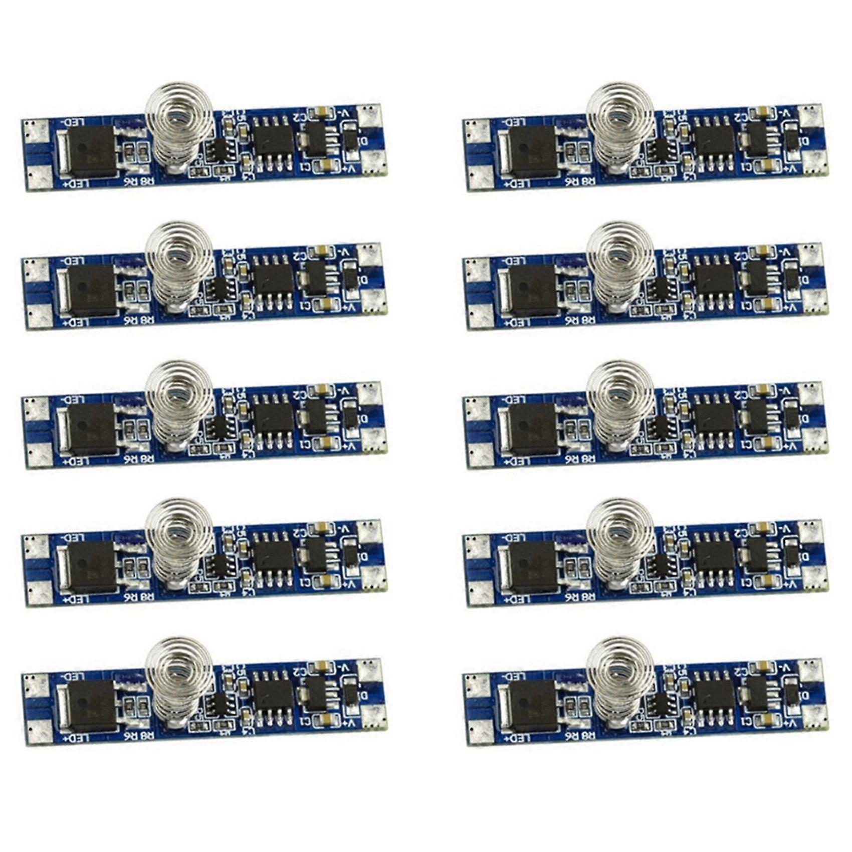10X 5V-24V 8A Smart Intelligent LED Light Dimmer Capacitive Sensor Module PCBALED Dimming Control Touch Switch