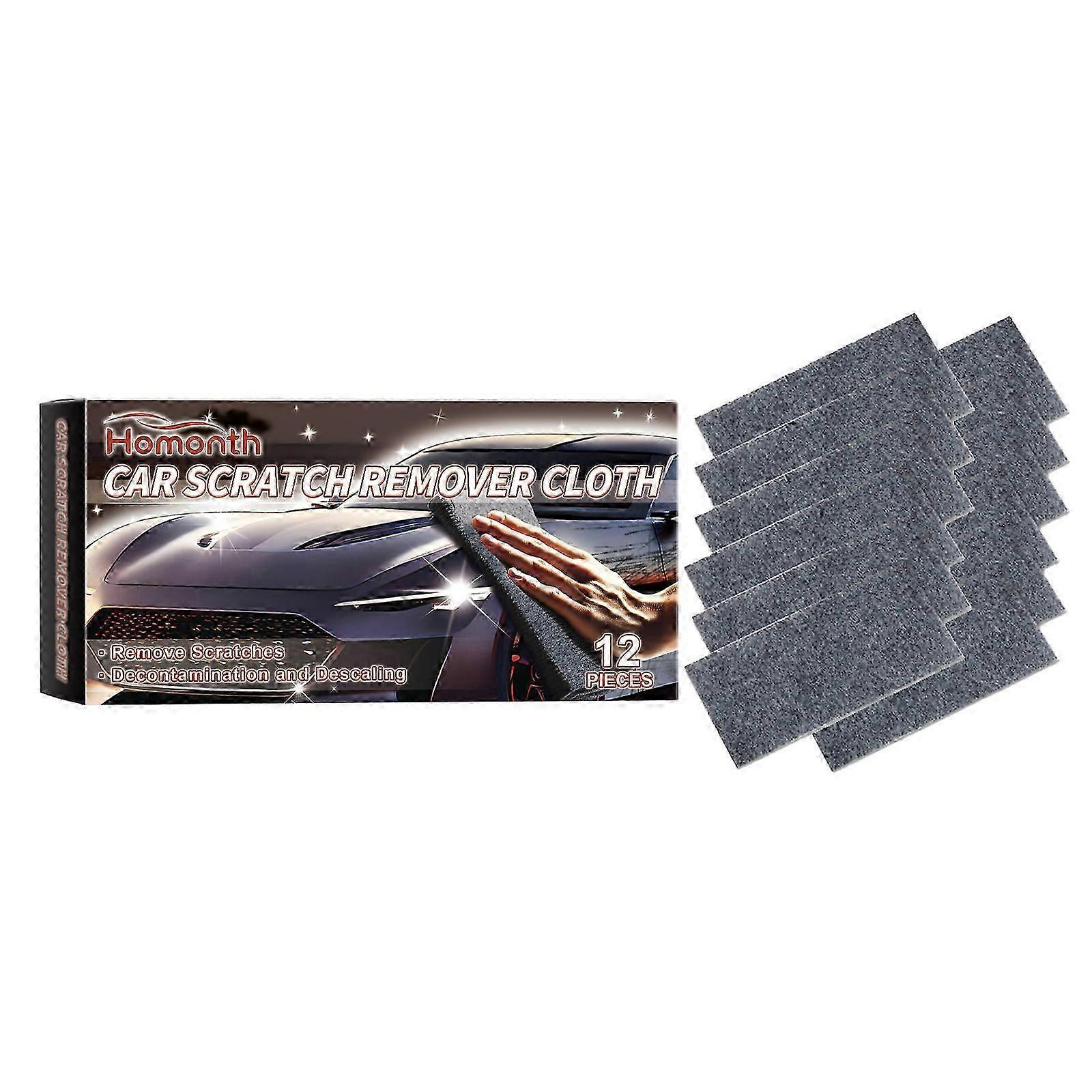 Car Scratch Repair Cloth 12 Pack  Portable, Easy, Universal Car Scratch Fix