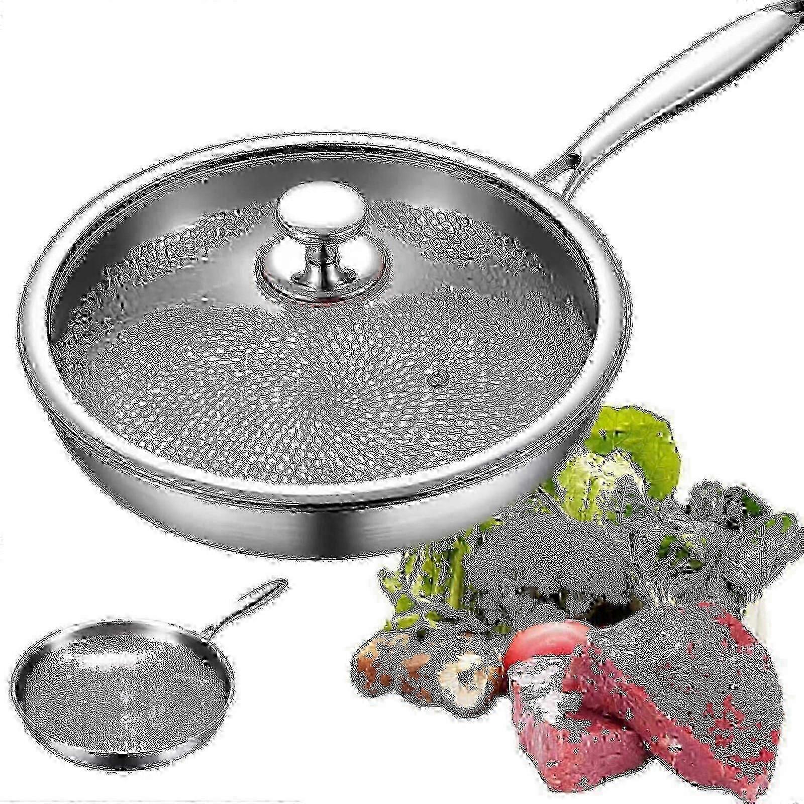 Titanium Pan Pro With Lid 2025 Durable Scratch Non Stick Titanium Pan For Cooking